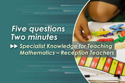 Find Out in Five - Building strong foundations in Reception maths