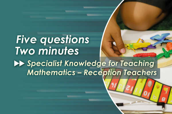 Find Out in Five - Building strong foundations in Reception maths