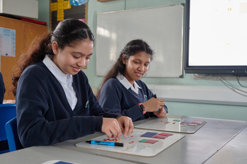 Two Female Students In Classroom Image 3